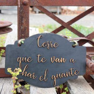 Cartel con frase