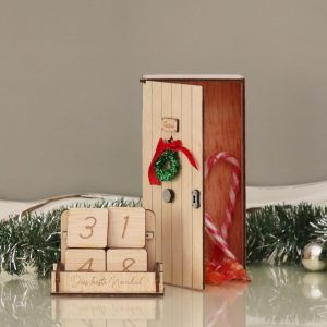 Calendario de Adviento con Puerta Sorpresa