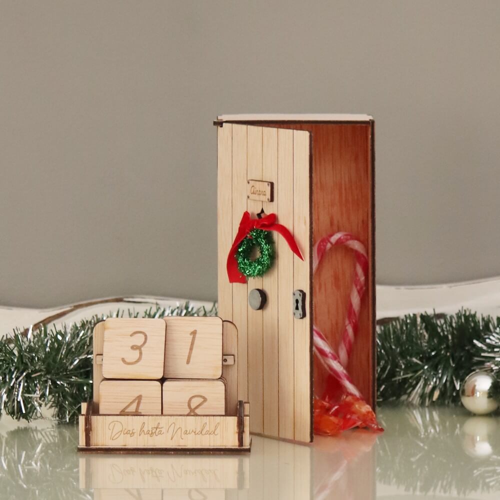 Calendario de Adviento con Puerta Sorpresa