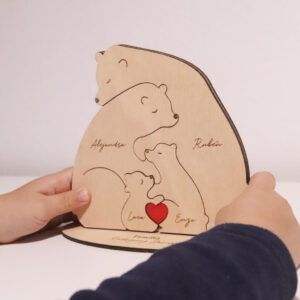 Puzzle abrazos de osos